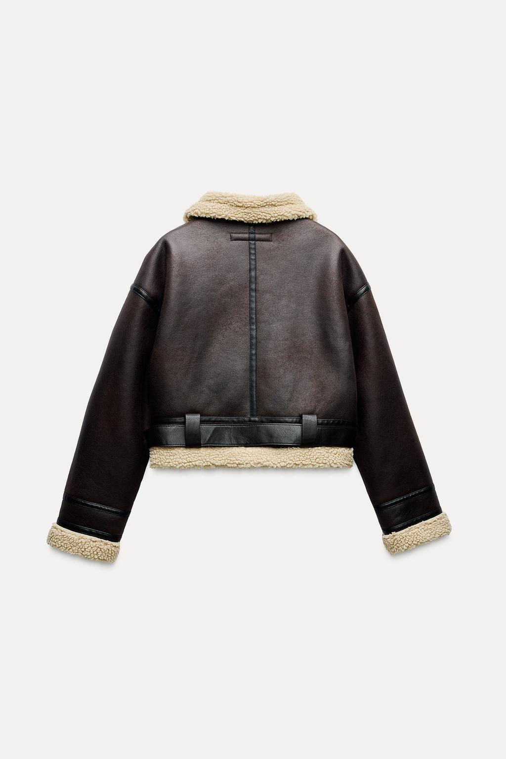 SHORT DOUBLE-FACED JACKET - Zara фото 9