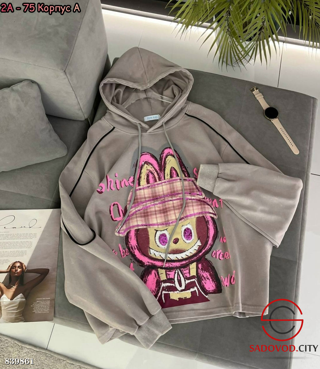 Толстовка женская с рисунком - Bruno фото 3