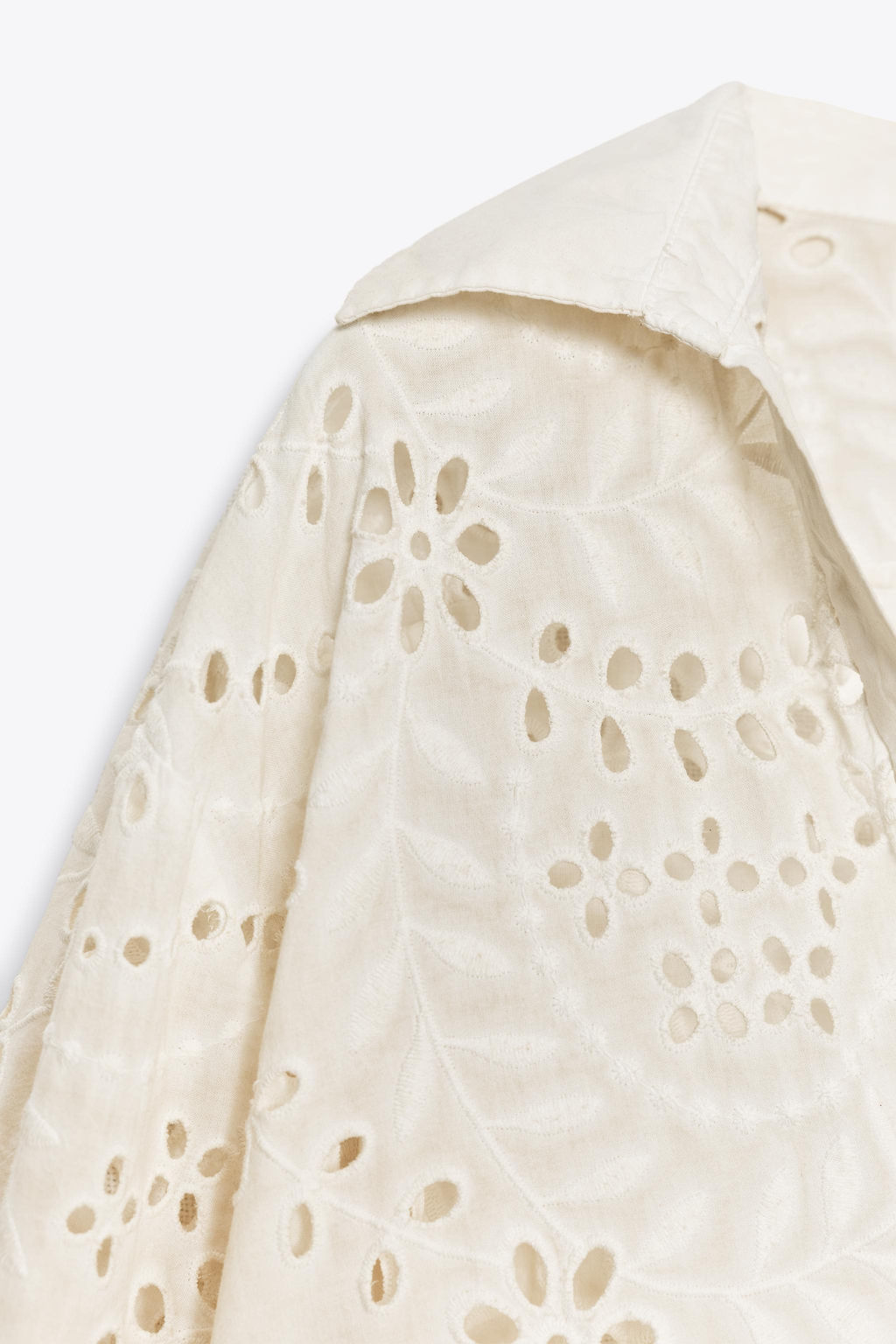 ZW COLLECTION SHIRT WITH CUTWORK EMBROIDERY