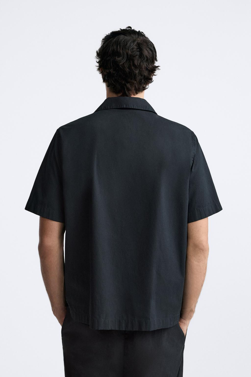SOLUK EFEKTLI POPLIN GOMLEK - Zara фото 3