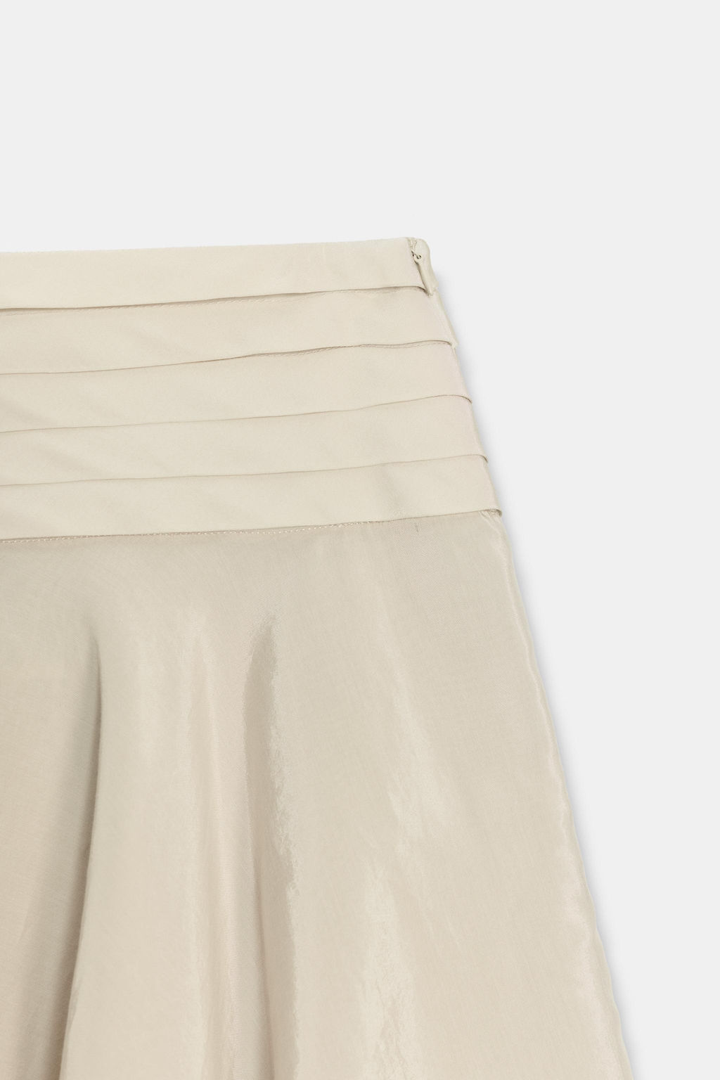 FALDA ASIM?TRICA VOLANTES ZW COLLECTION / Beige / Verde - Zara фото 8