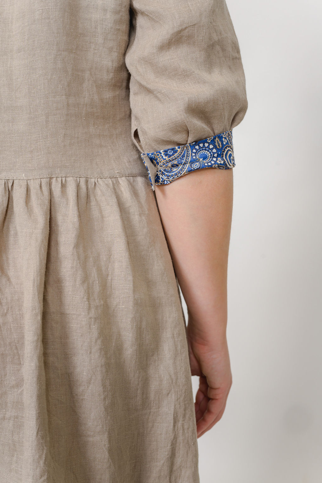 Платье  100% лен