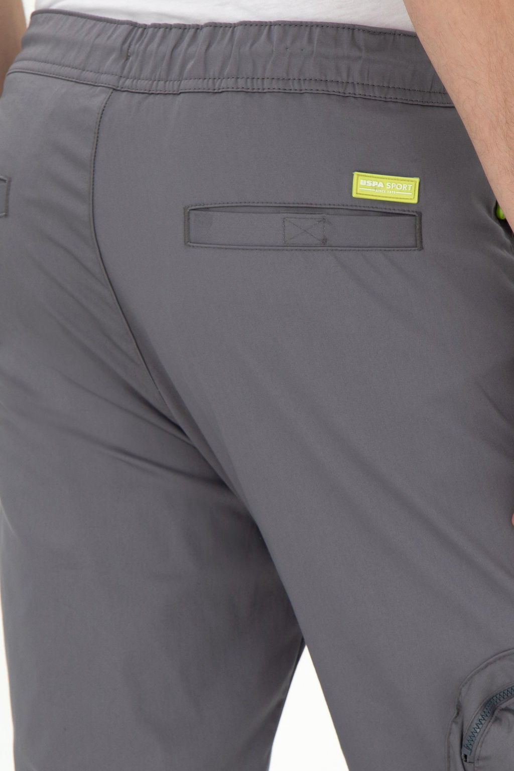 Мужские серые брюки из плотной ткани Неожиданная скидка в корзине - U.s. polo assn фото 6