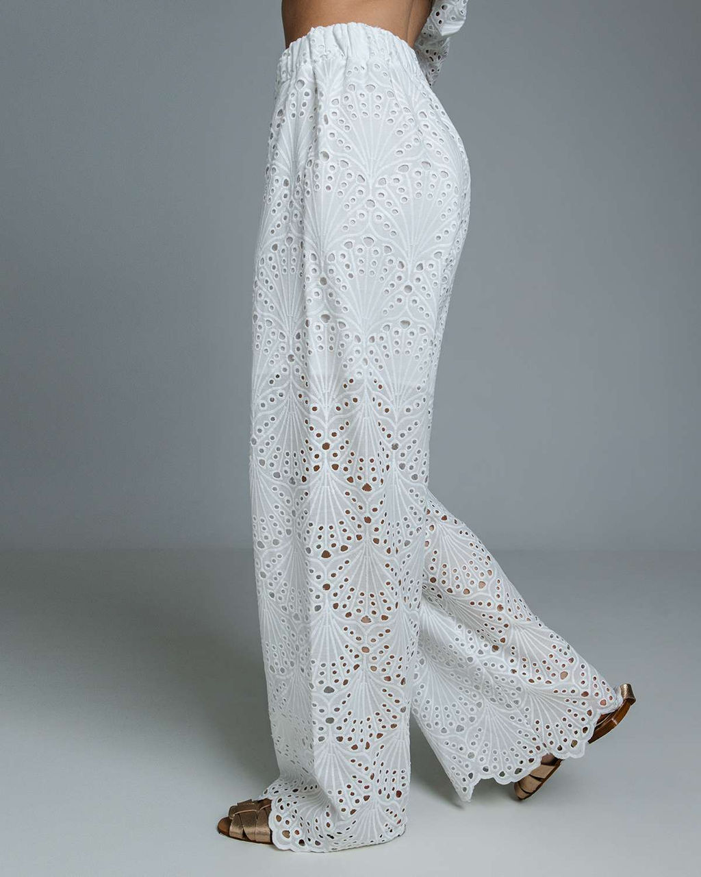 Брюки палаццо шитьё  100% хлопок - Sahar art lab фото 14