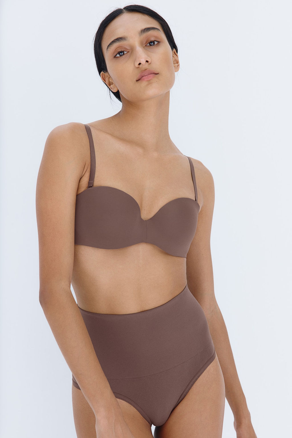 Sujetador balconette acolchado de microfibra - H&m фото 2