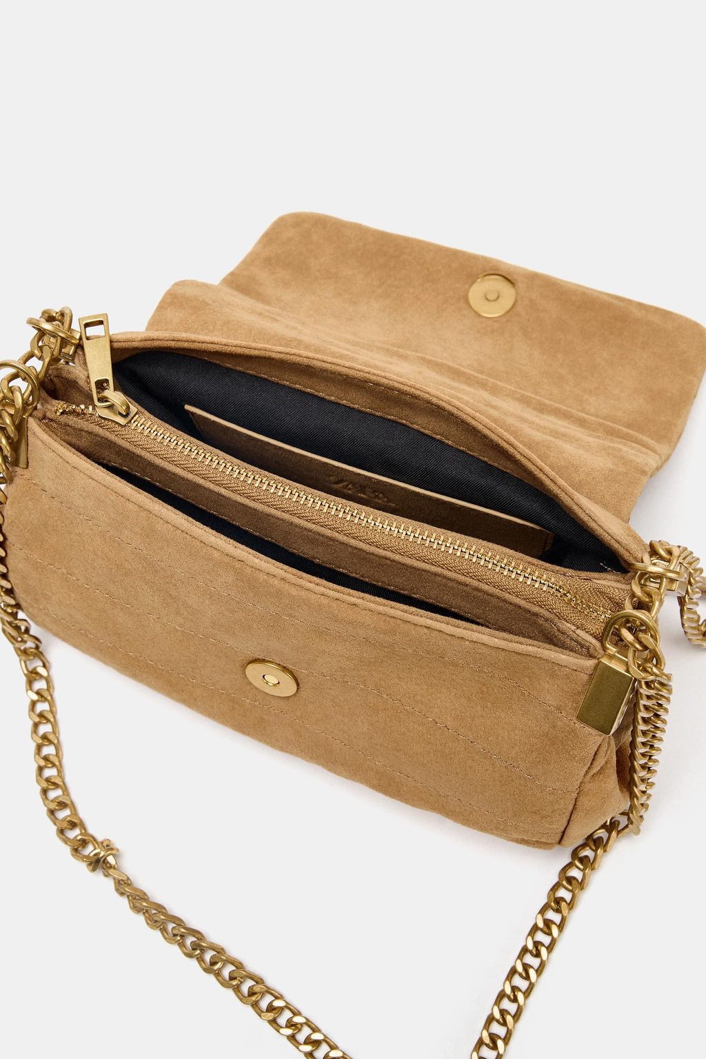 SPLIT SUEDE SHOULDER BAG - Zara фото 13