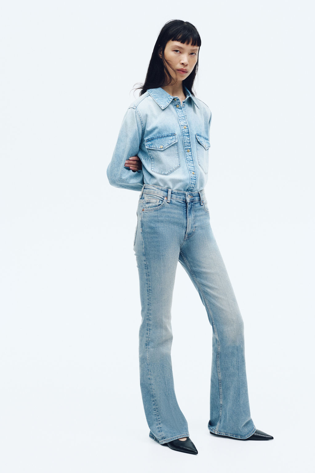 Flared High Jeans - H&m фото 12