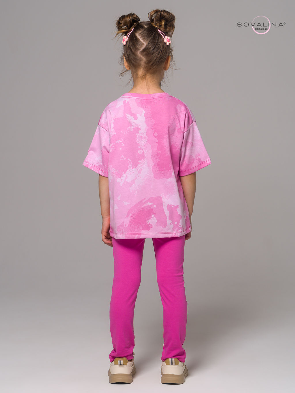 Костюм Мун тайдай розовый-ягода - Sovalina фото 8