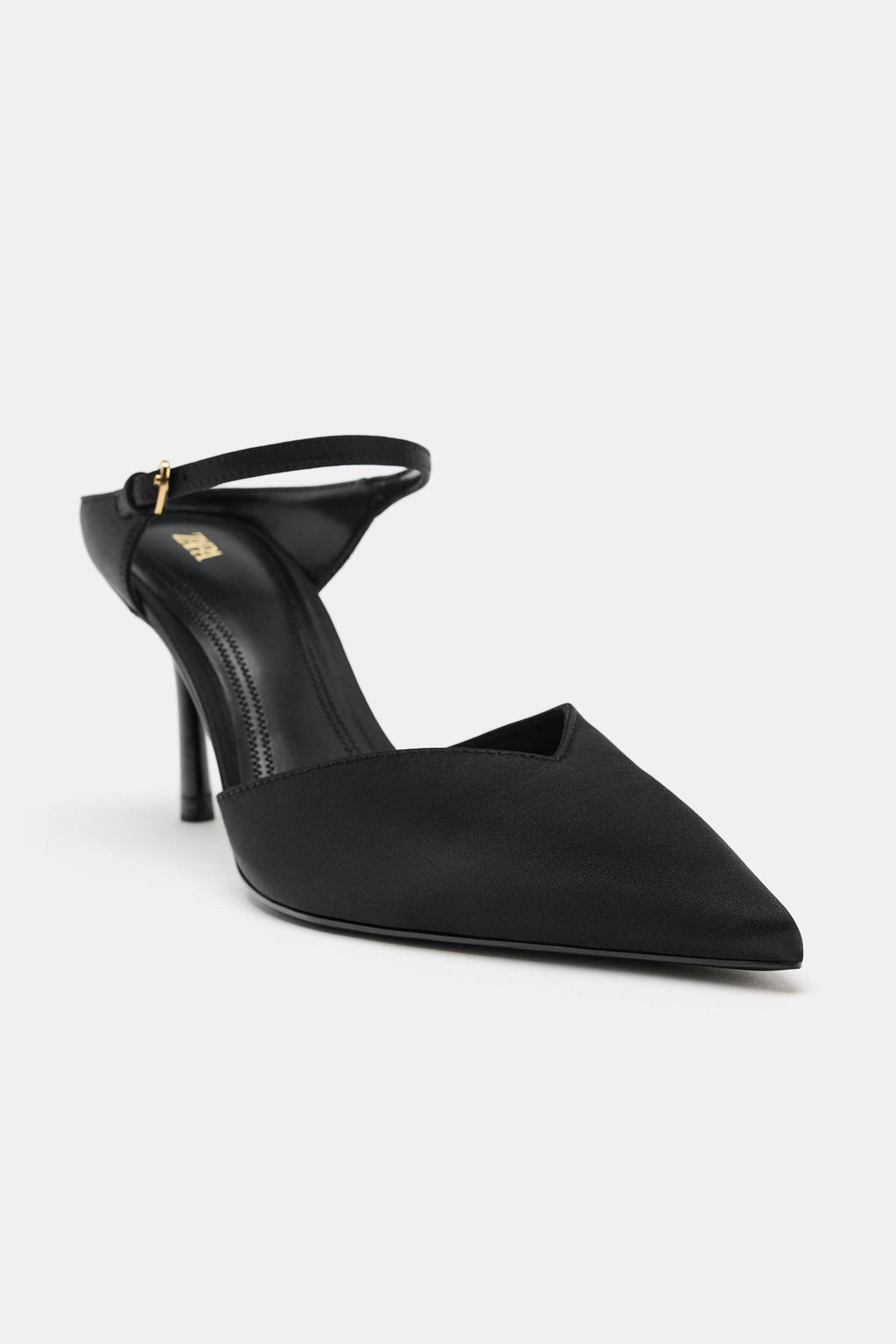 ZAPATO TAC?N DETALLE HEBILLA / Negro - Zara фото 5