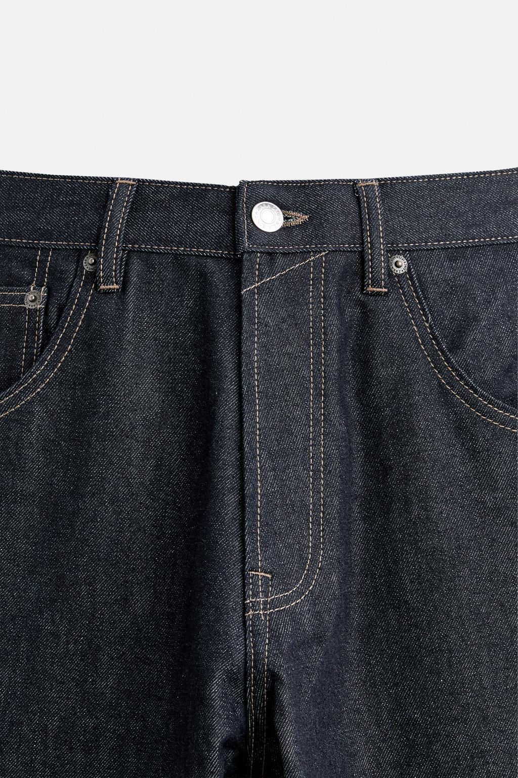 EMBROIDERED BAGGY FIT JEANS - Zara фото 8