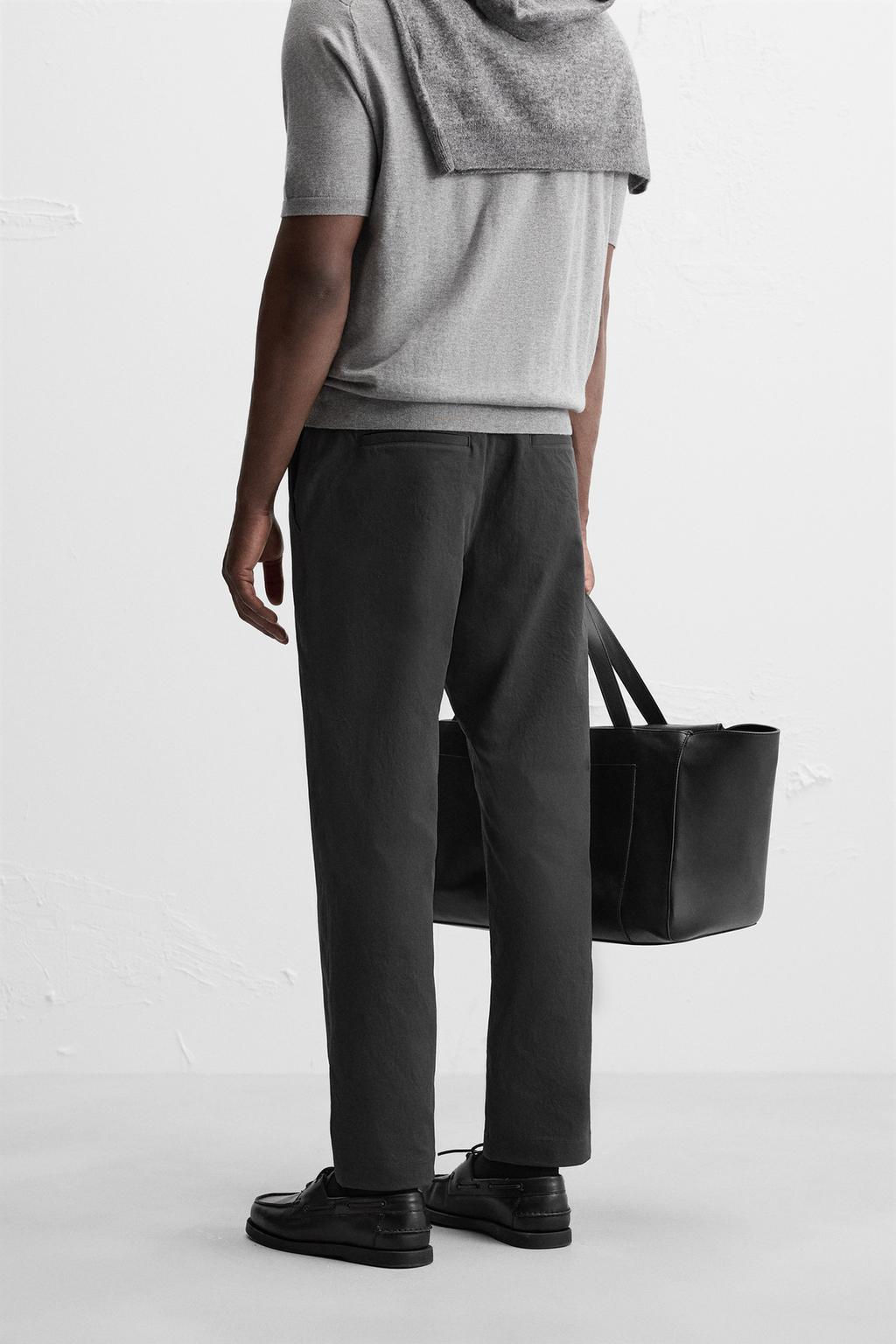 QUICK DRY CHINO TROUSERS - Zara фото 13