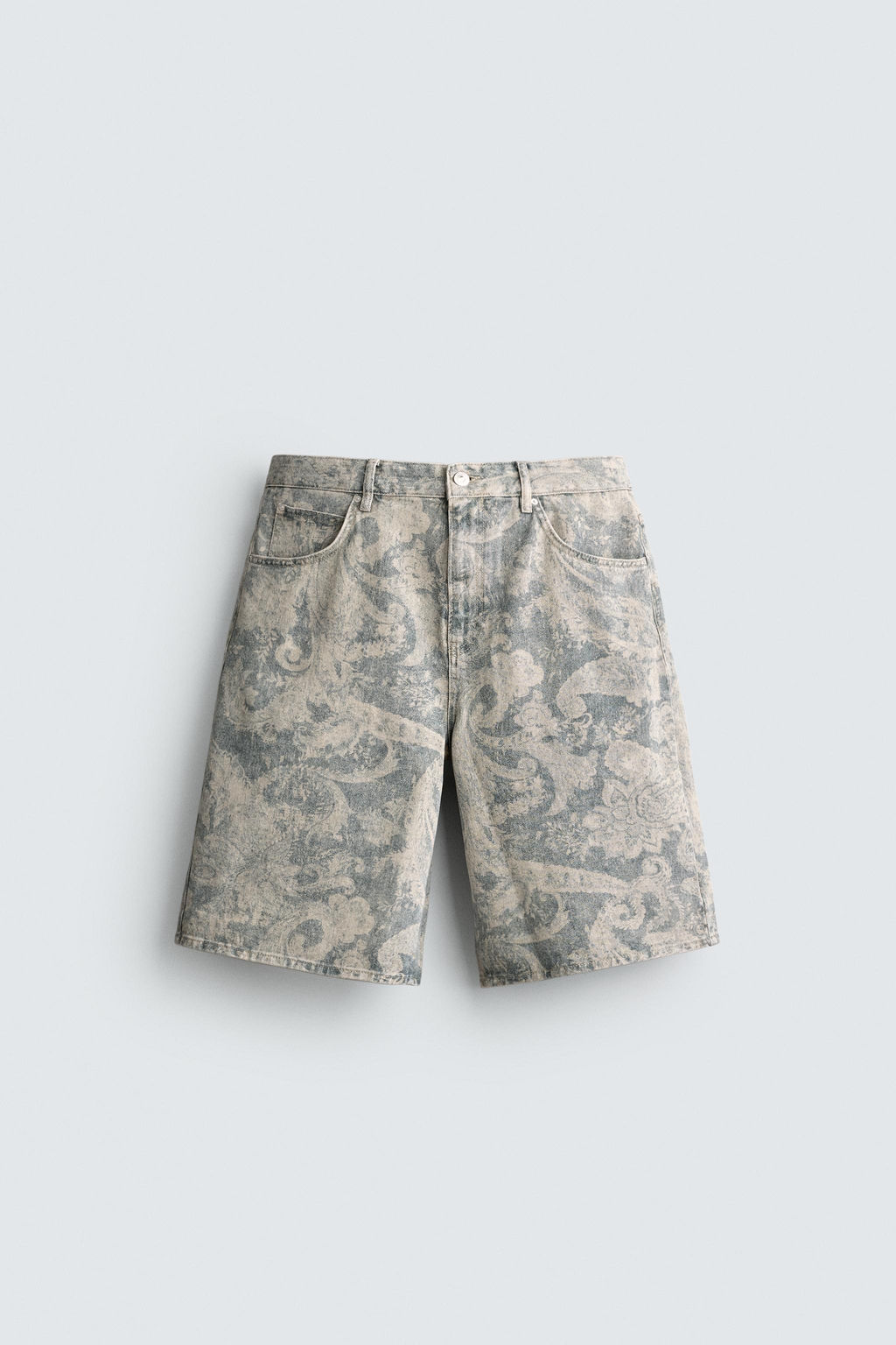 BERMUDA JOGGER RELAXED FIT INTERLOCK / Azul lavado - Zara фото 7