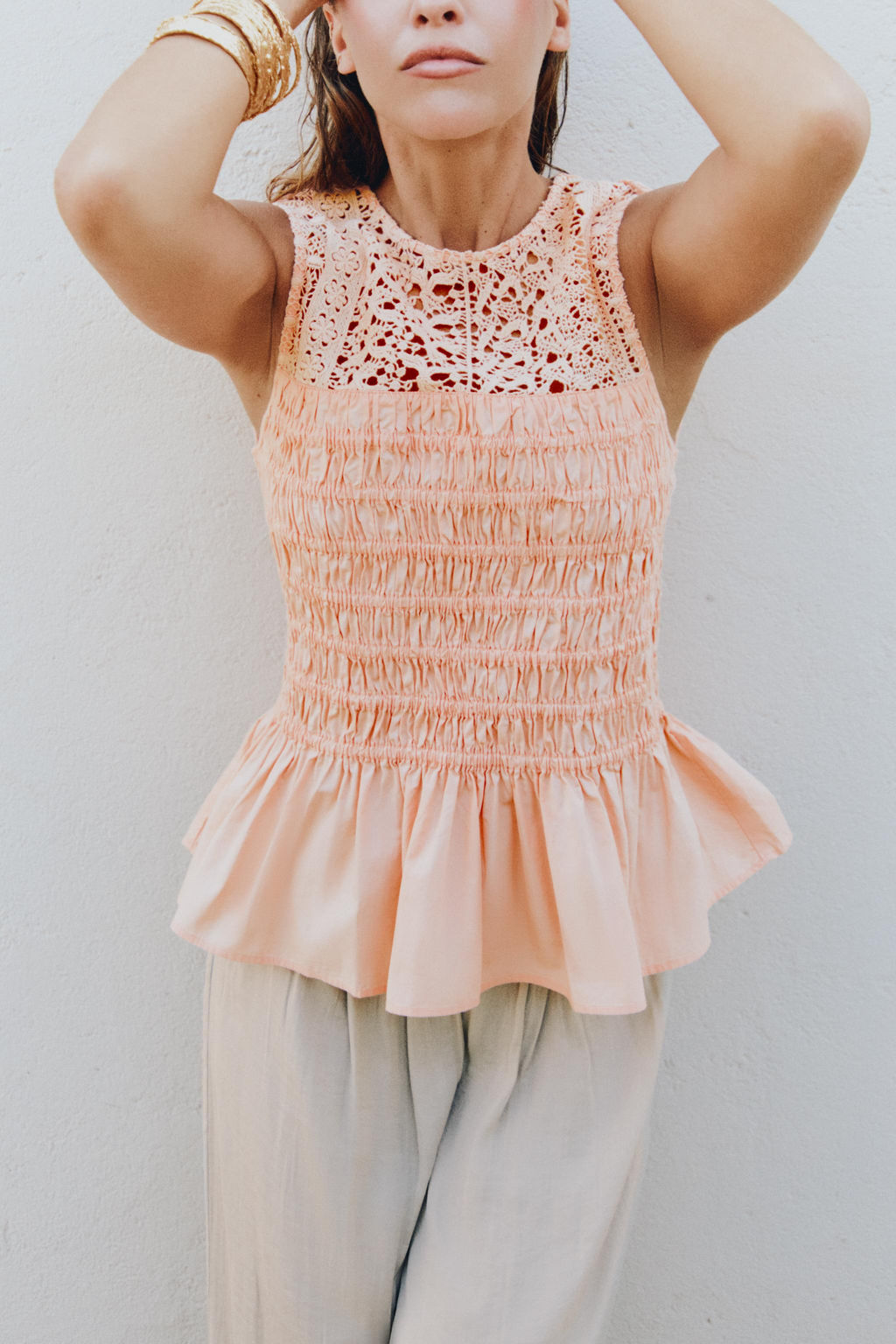 RUFFLED ELASTIC TOP - Zara фото 2