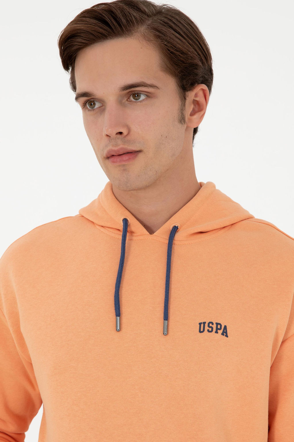 Мужской оранжевый базовый свитшот Неожиданная скидка в корзине - U.s. polo assn фото 2