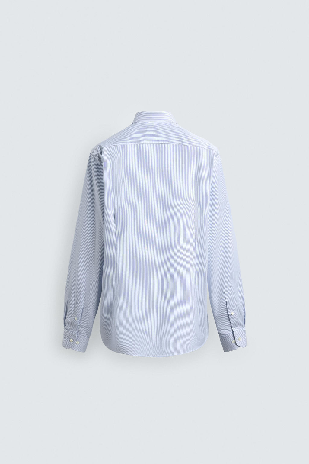 CAMISA REGULAR FIT ALGOD?N / Rayas - Zara фото 8
