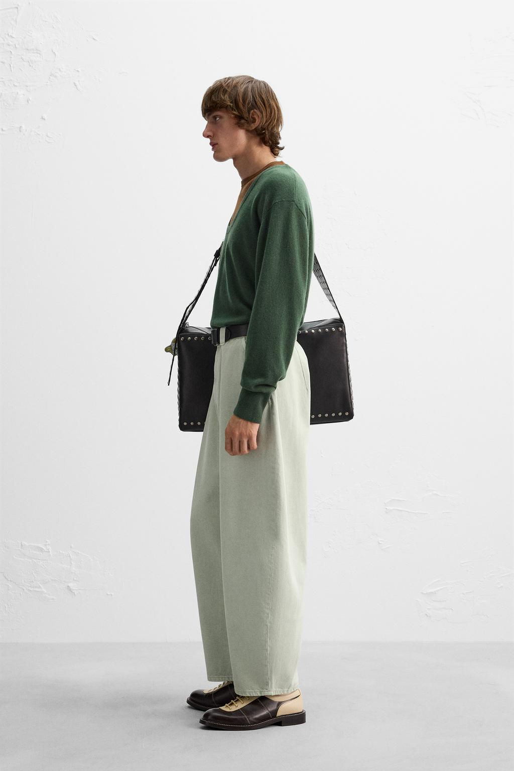 COLOUR BLOCK WOOL SWEATER X HARRY LAMBERT - Zara фото 4