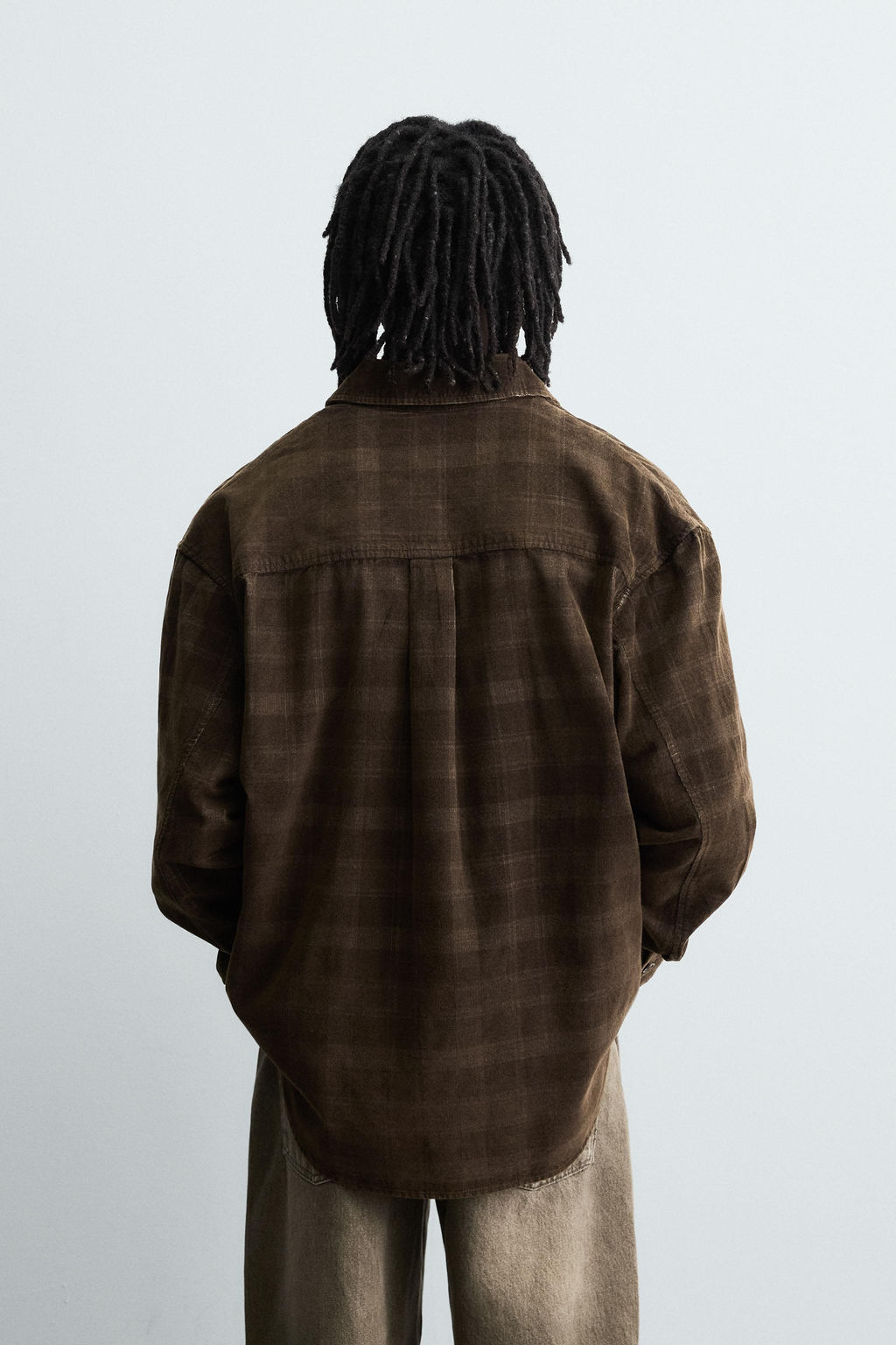 CHECK CORDUROY SHIRT - Zara фото 3