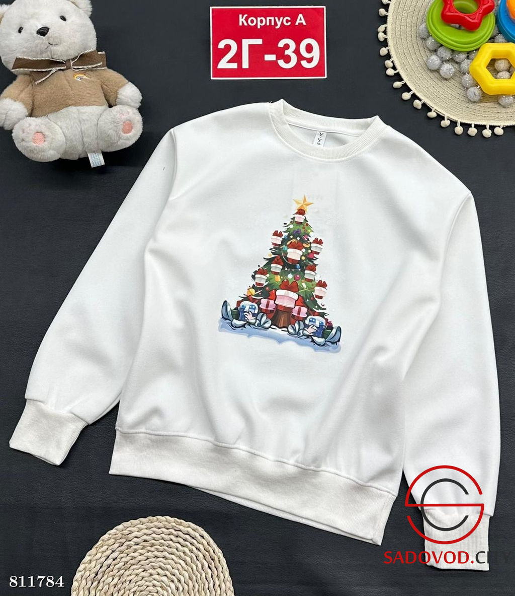 Кофта новогодняя с принтом - Bruno фото 2