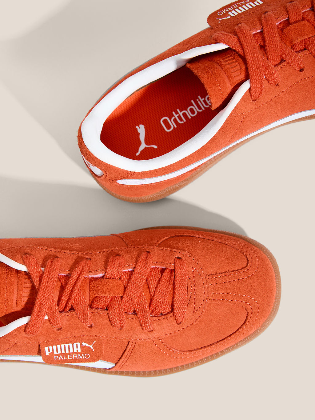 Детские кеды PUMA Palermo Jr Артикул 4587557, оранжевый