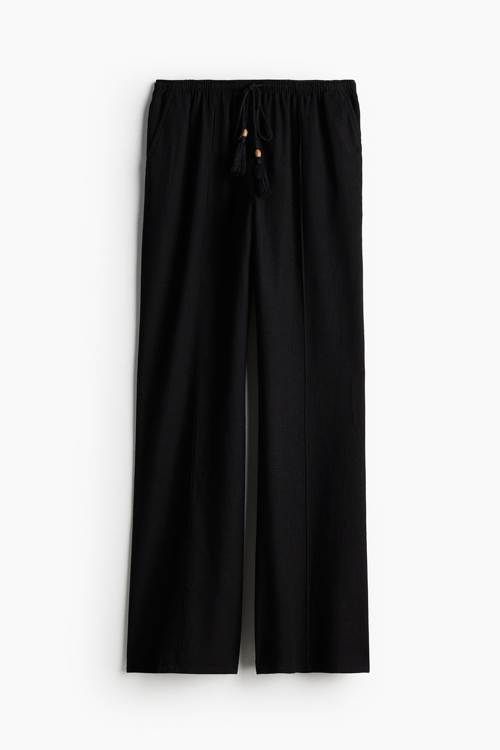 Pantalon en mezcla de lino - H&m фото 9