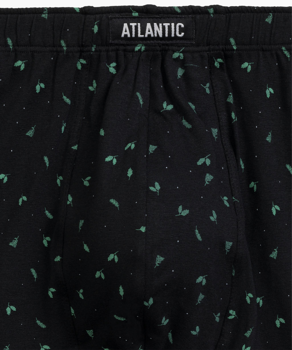 ATLANTIC 3MH-196 Трусы шорты Forest - набор 3 шт. черный + изумрудный + черный  фото 7