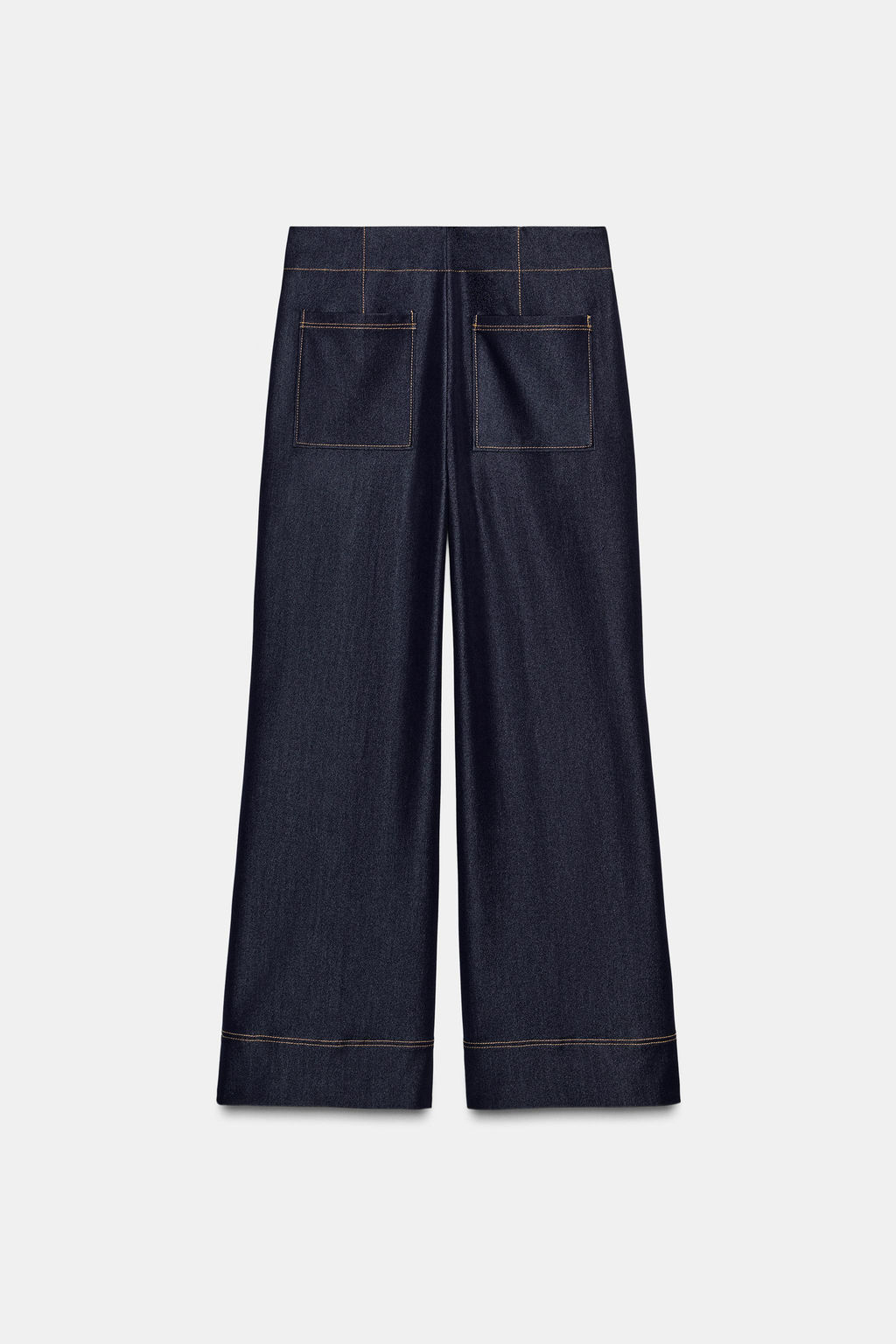 BOOTCUT TROUSERS WITH CONTRAST TOPSTITCHING - Zara фото 7