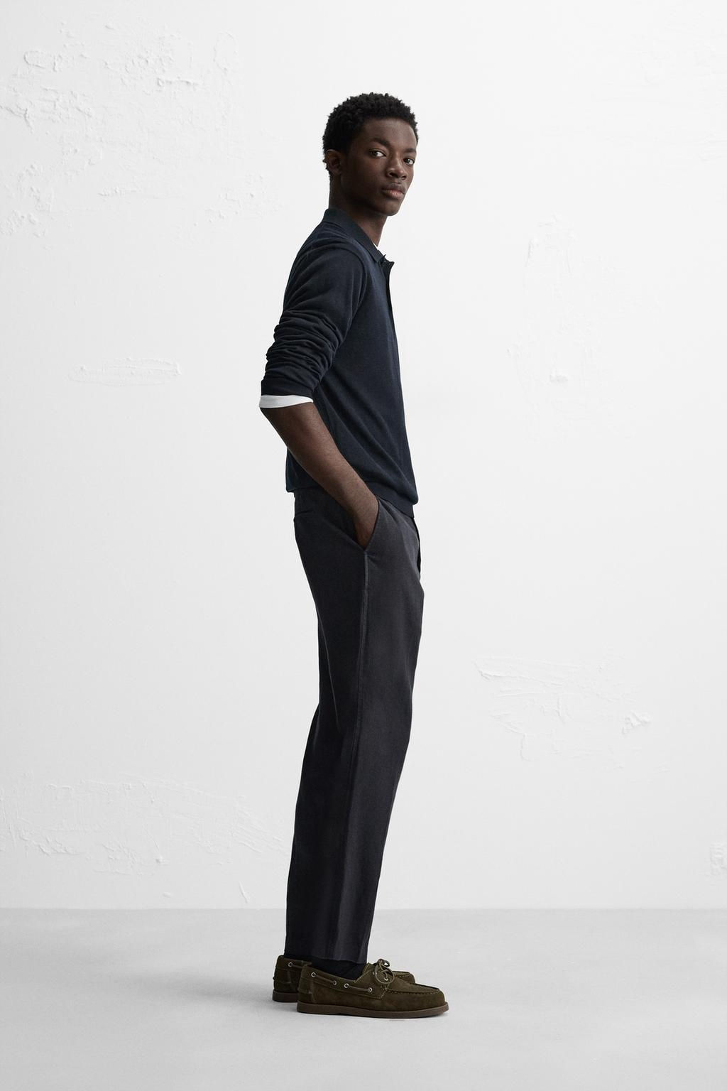 LINEN TROUSERS - Zara фото 31