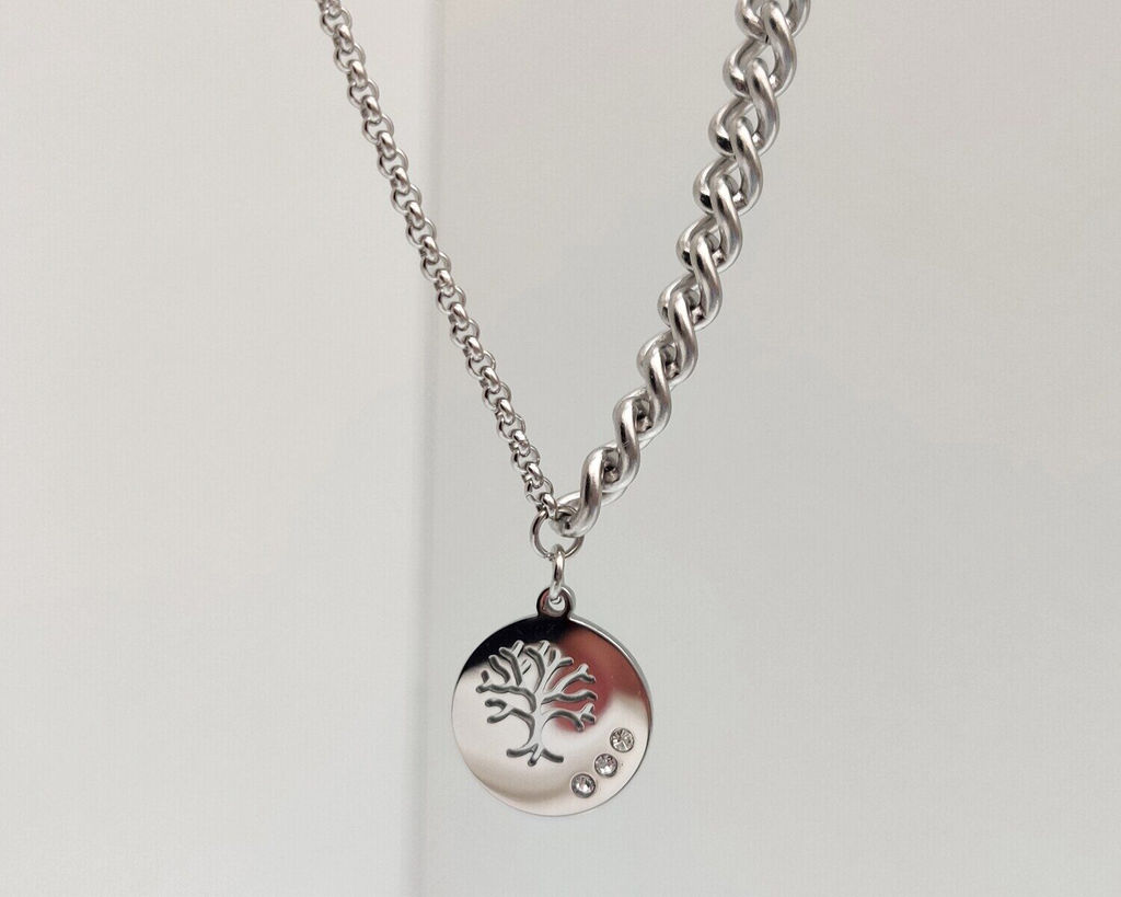 Кулон из стали на цепочке