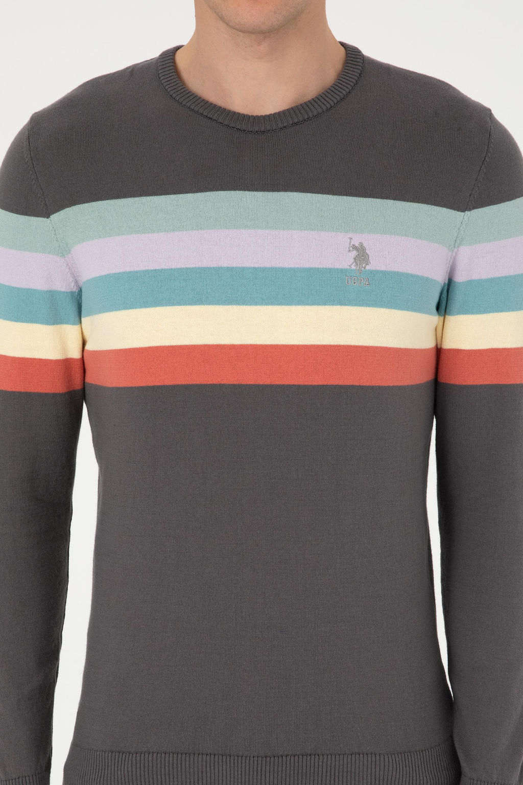 Erkek Gri Kazak - U.s. polo assn фото 6