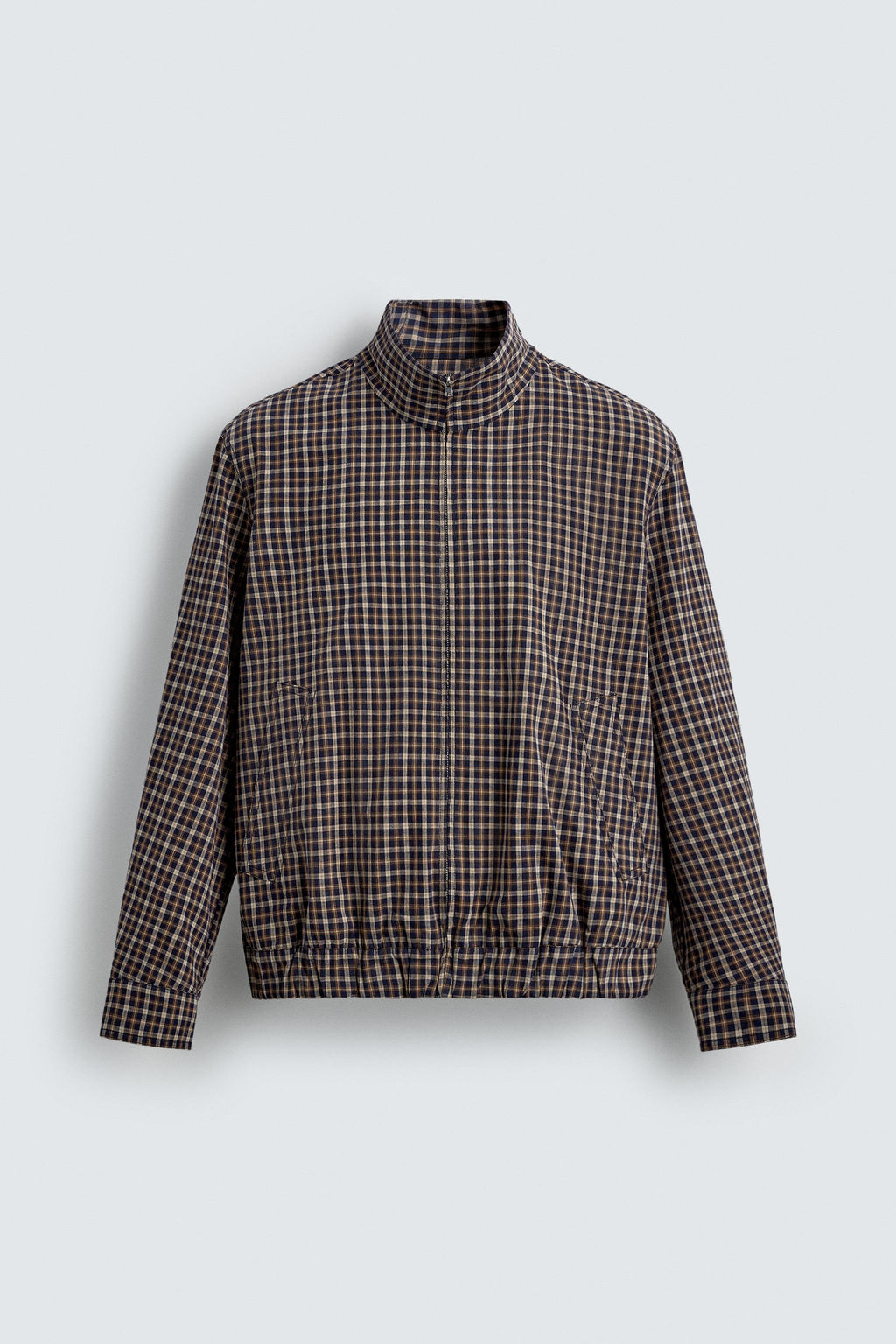 CHECKED BOMBER JACKET - Zara фото 15