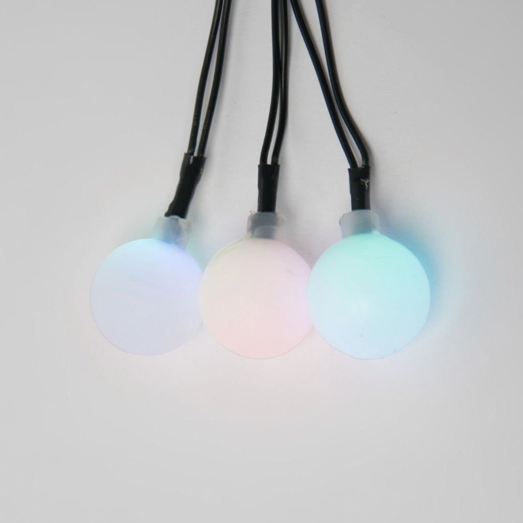 ULD-S0500-030/DGA RGB IP20 RAINBOW-1 Гирлянда светодиодная Радуга-1, 5м. 30 светодиодов. RGB свет. Провод зеленый. ТМ Uniel