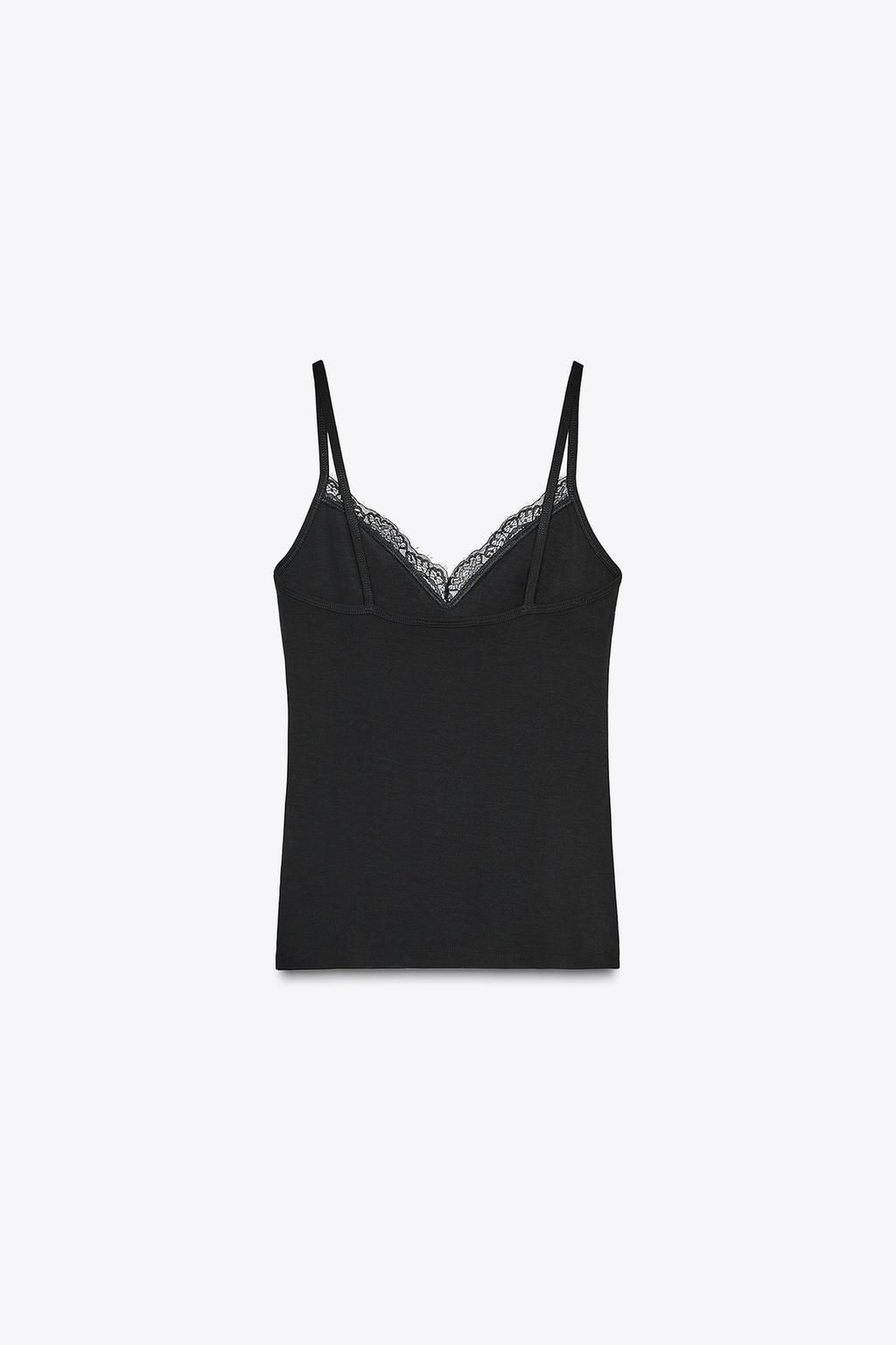 LYOCELL LACE TOP - Zara фото 12