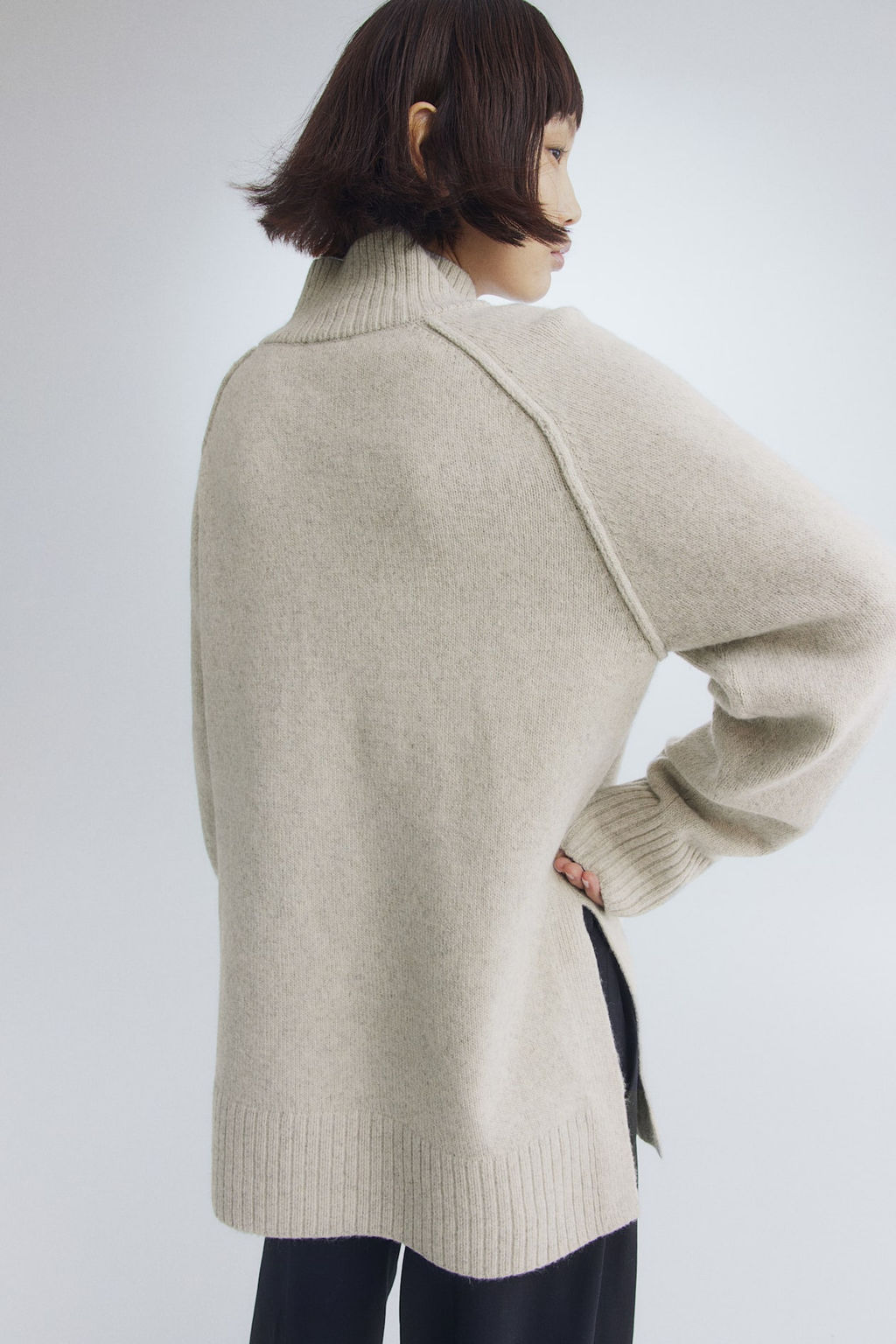 MAMA Jersey con cuello perkins - H&m фото 4