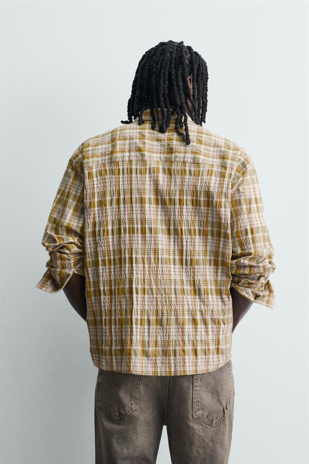 CAMISA RELAXED FIT CUADROS / Multicolor - Zara фото 3