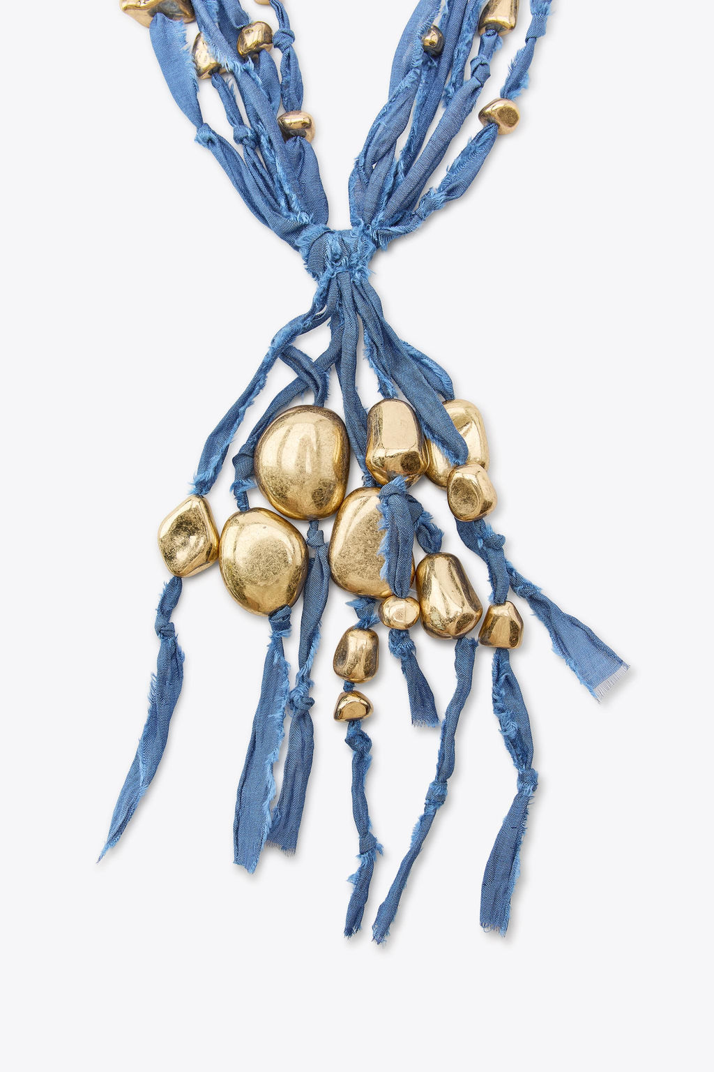 WOVEN NECKLACE WITH METAL PIECES - Zara фото 2