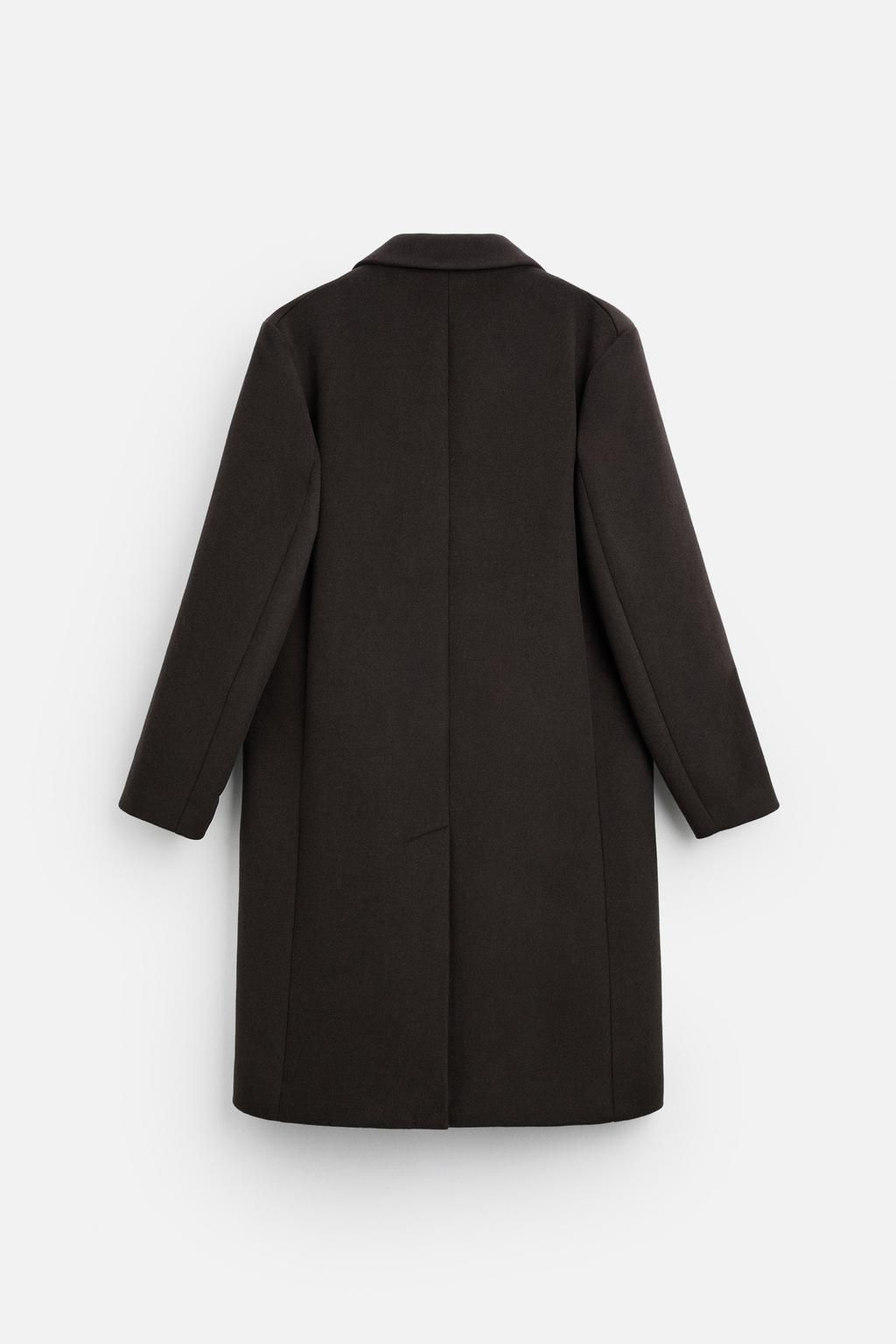 WOOL BLEND DOUBLE-BREASTED COAT - Zara фото 8