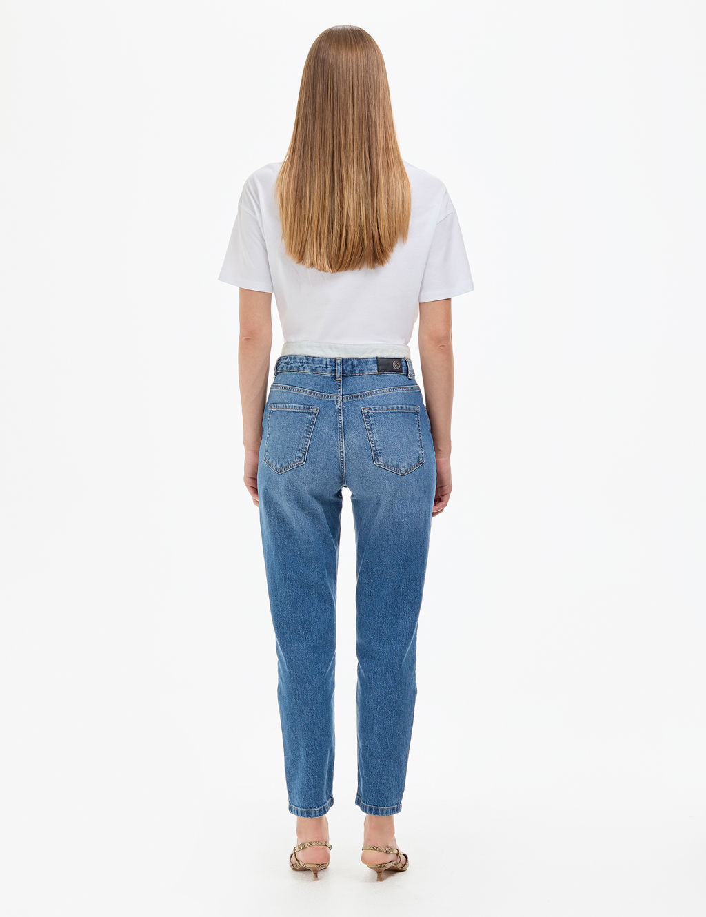 A__k Mavi Mom High Waist Fit Jean Pantolon