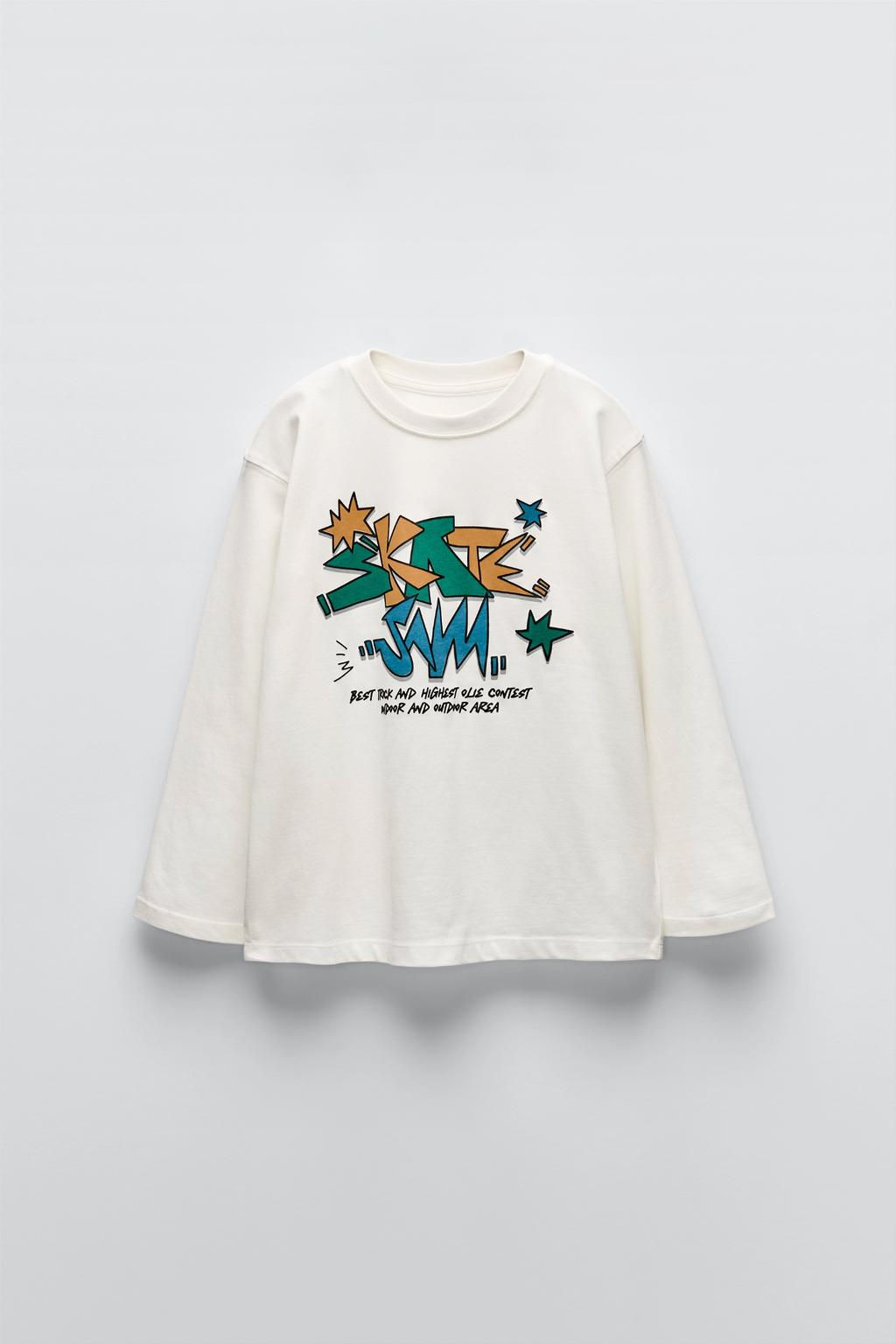 SKATER PRINT T-SHIRT