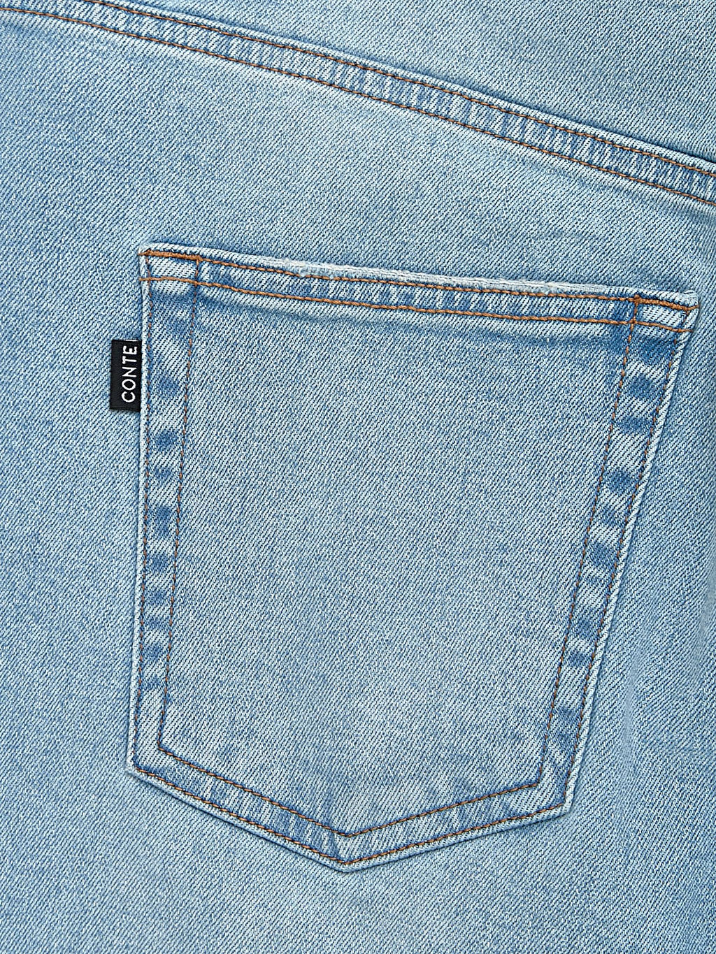 CONTE CON-730 Джинсы mom с легким эффектом потёртостей и разрушений light blue - Conte elegant фото 9