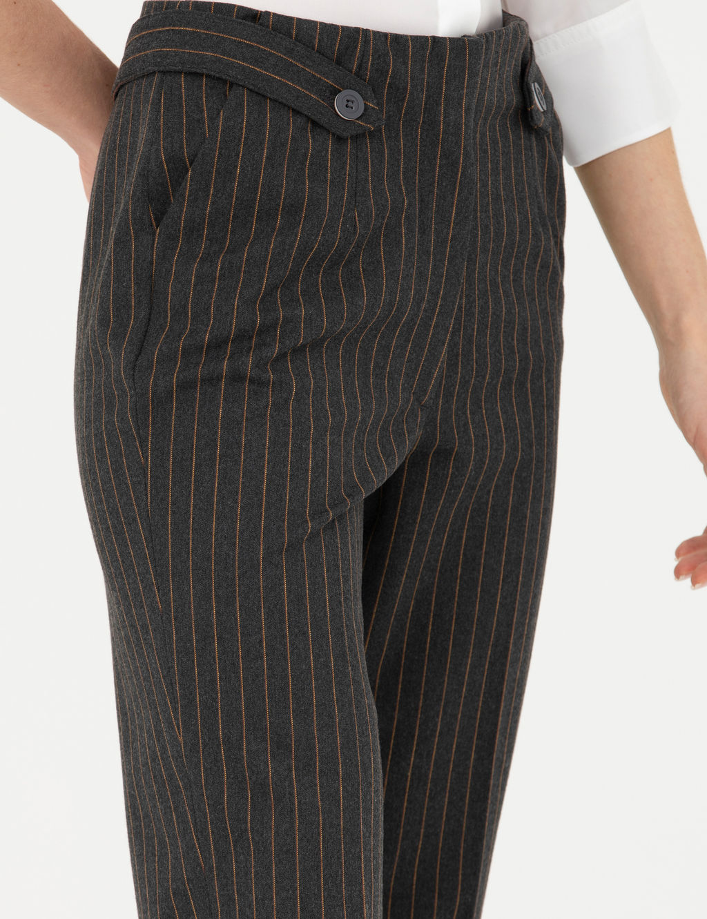 Antrasit Carrot Fit Kuma_ Pantolon - Pierre cardin фото 5