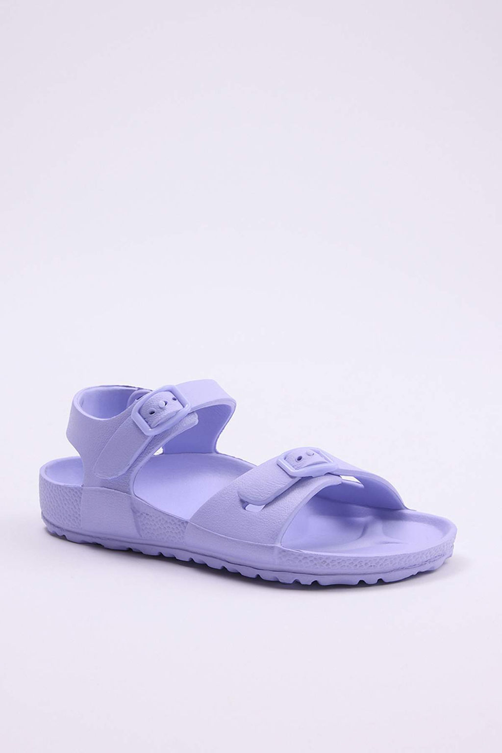 Lila Cift Bantl? Buyuk K?z Cocuk Sandalet TAKSS26SD00002