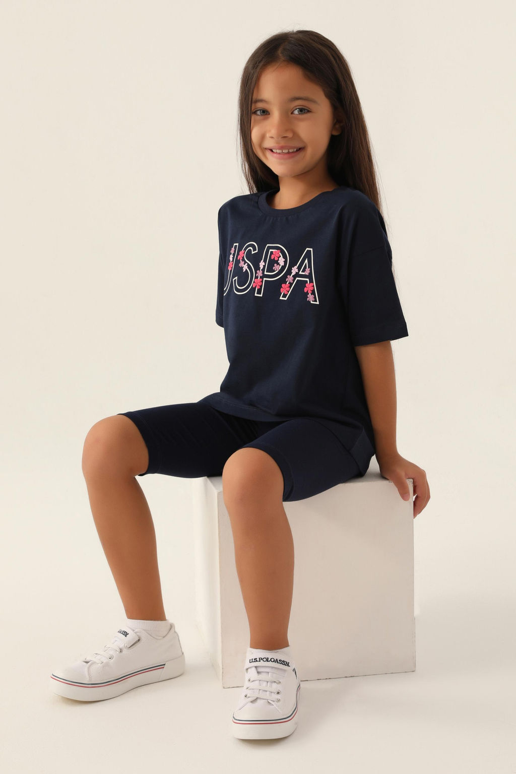 Кремовый пижамный комплект для девочки - U.s. polo assn фото 8