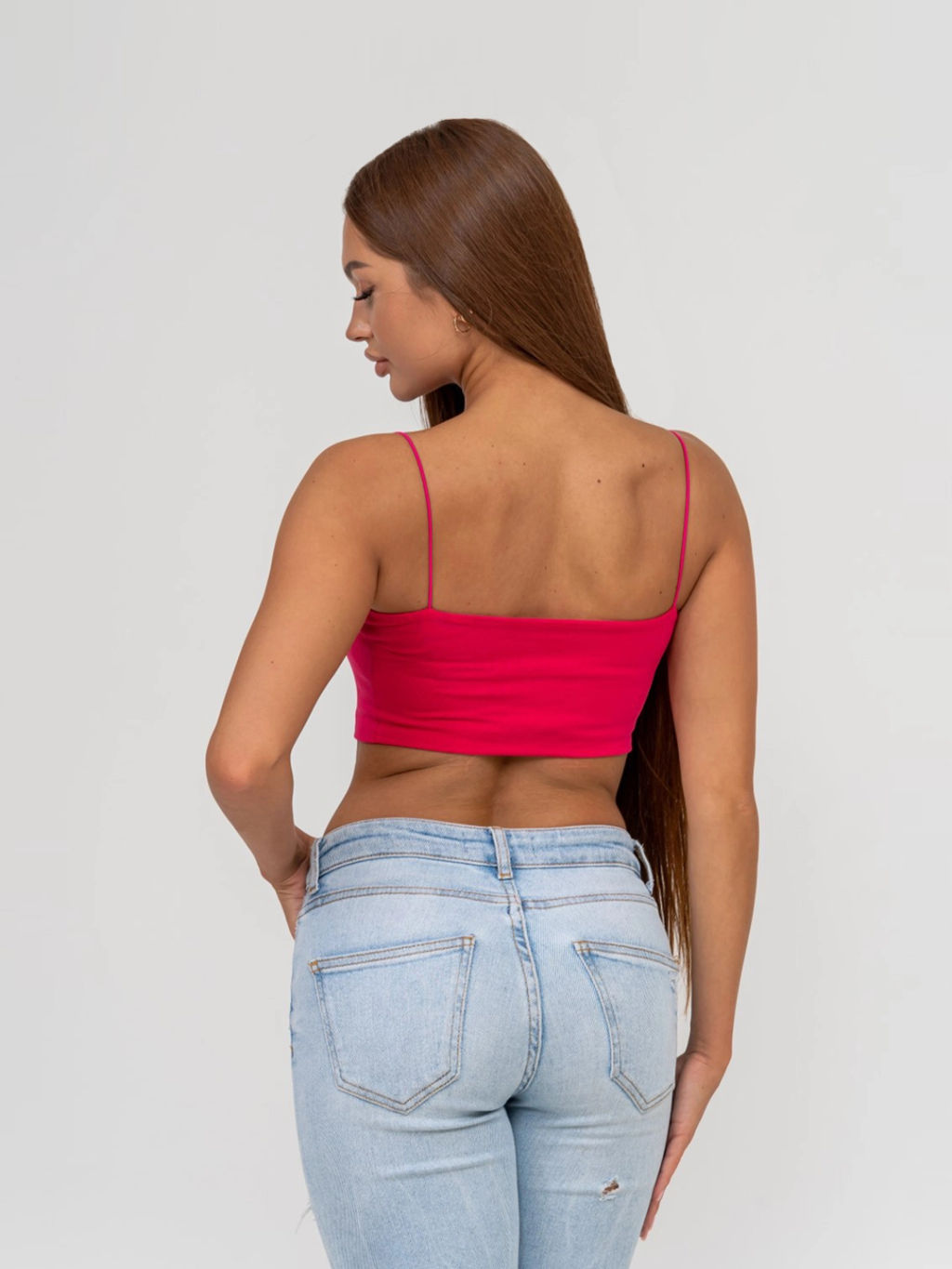 Топ женский, цвет фуксия