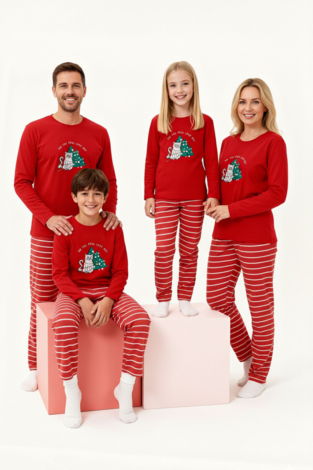 K?rm?z? Yumusak Dokulu Bask?l? Regular Orme Unisex Cocuk Pijama Tak?m? TKDAW26PT00004 - Trendyolmilla фото 9