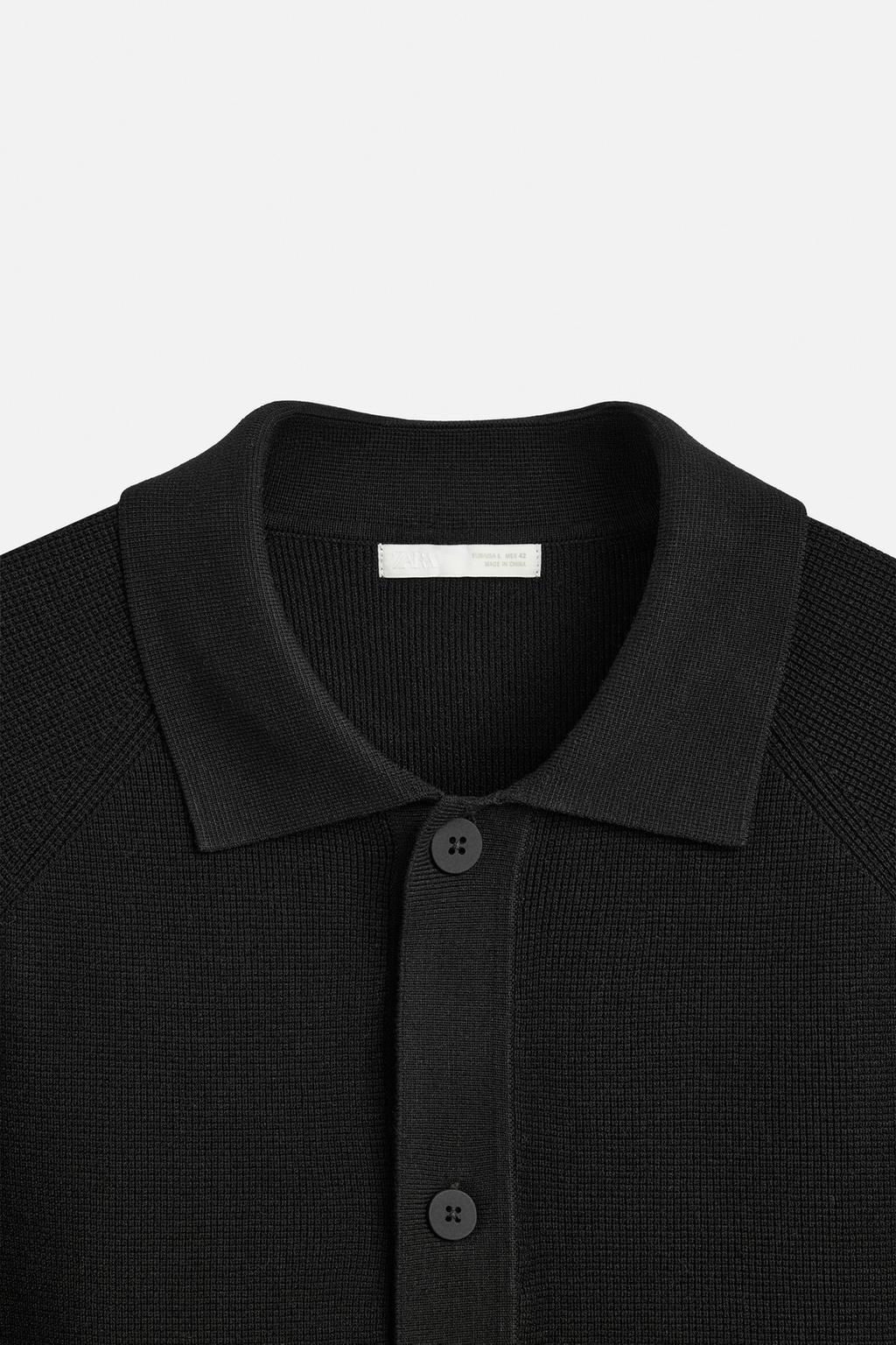 TEXTURED CARDIGAN WITH VISCOSE - Zara фото 9