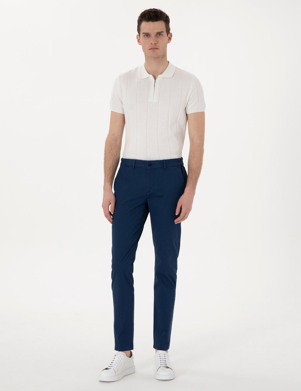 _ndigo Slim Fit Kanvas Pantolon
