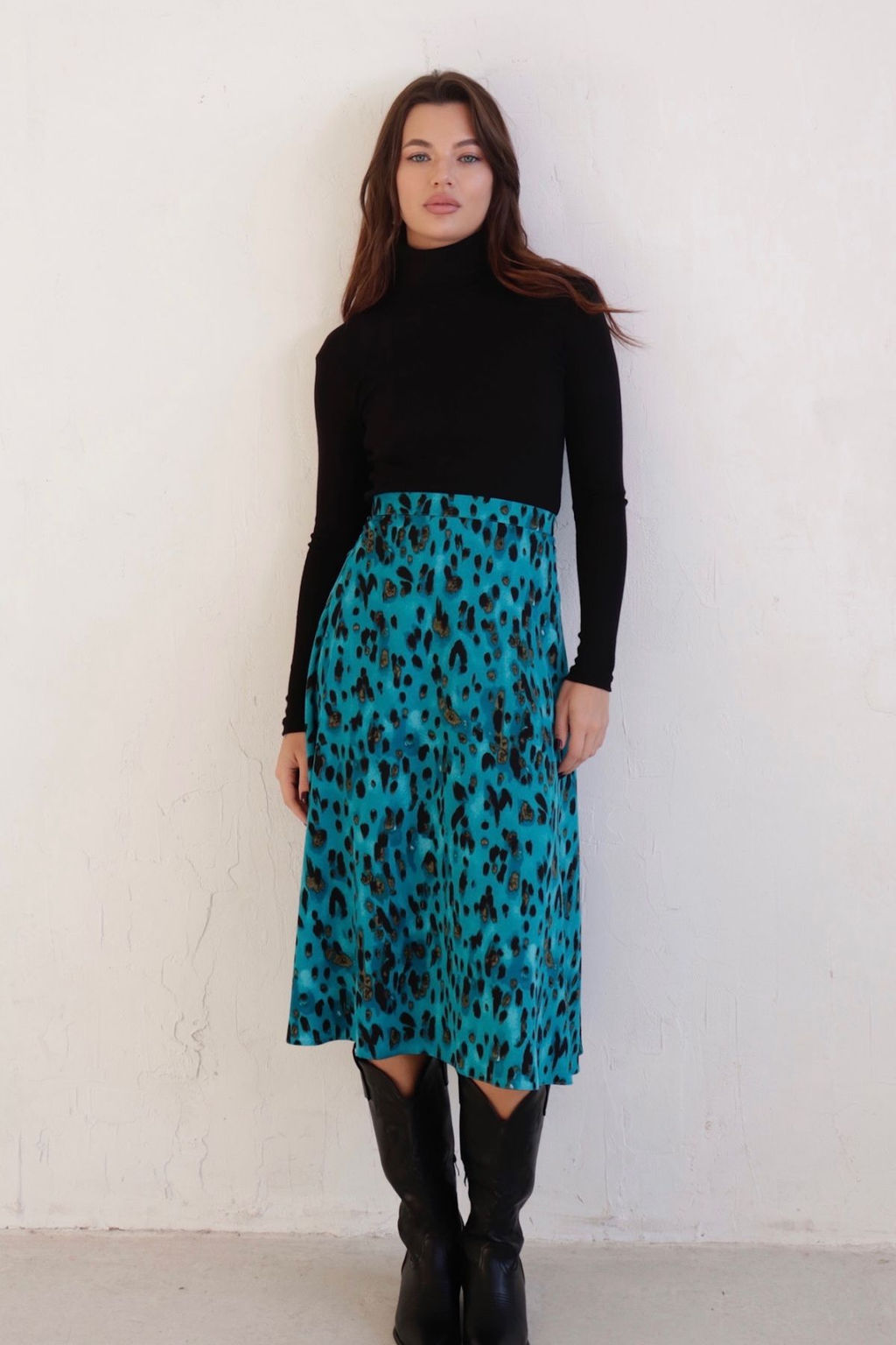 Юбка А-силуэта с принтом - Martichelli фото 12