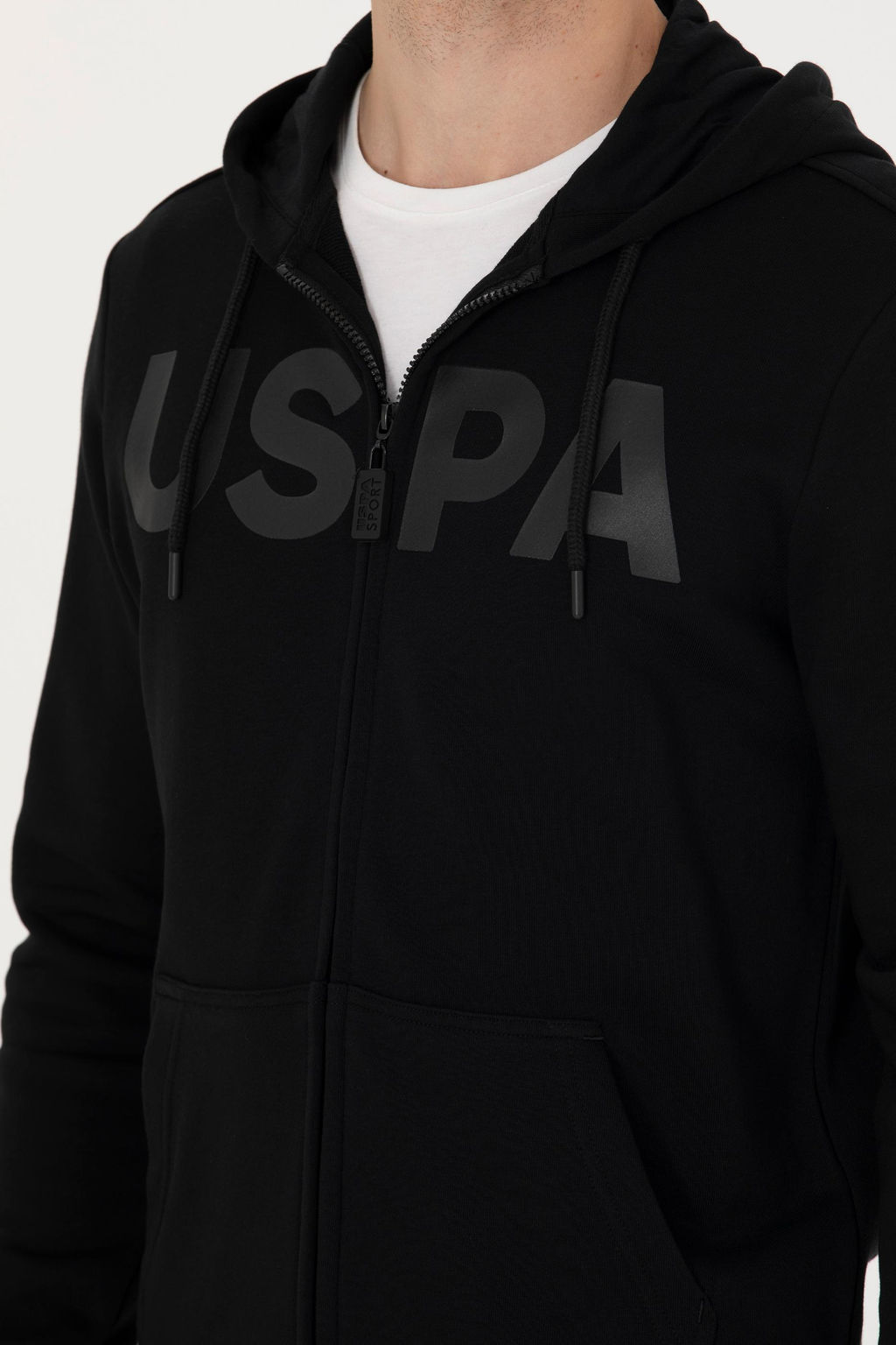 U. S. Polo Assn / Мужской черный свитшот - U.s. polo assn фото 21