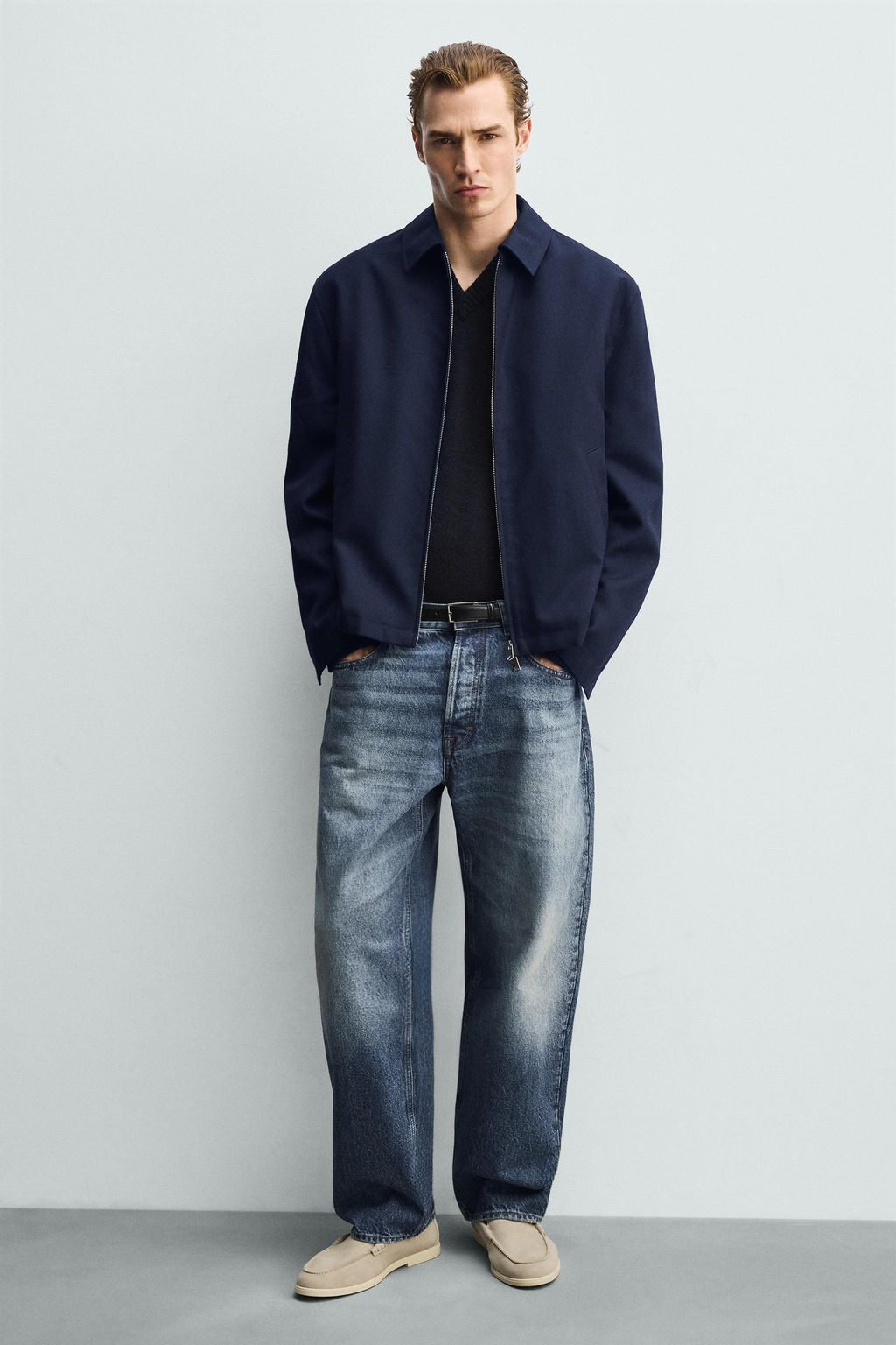 CASUAL LEATHER LOAFERS - Zara фото 9