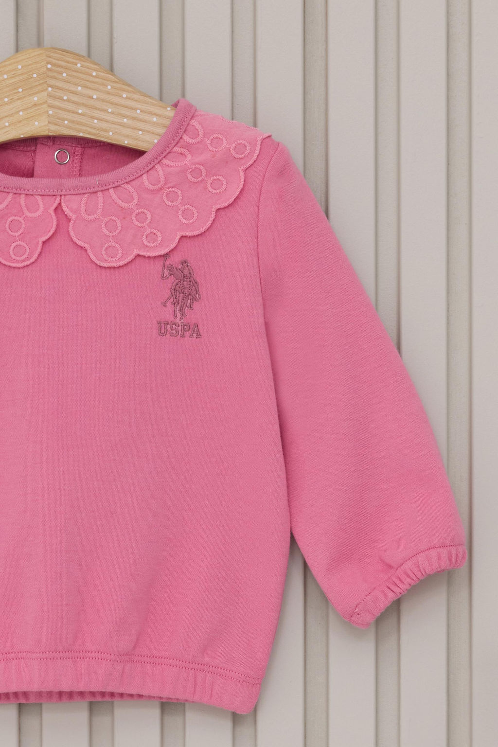 K_z Bebek Pembe Pijama Tak_m_ Sepette S_rpriz _ndirim - U.s. polo assn фото 3